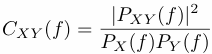 Magnitude-squared coherence